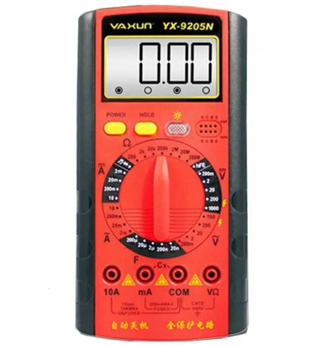 مولتی متر دیجیتال تعمیرات موبایل یاکسون Yaxun 9205N - تصویر 2