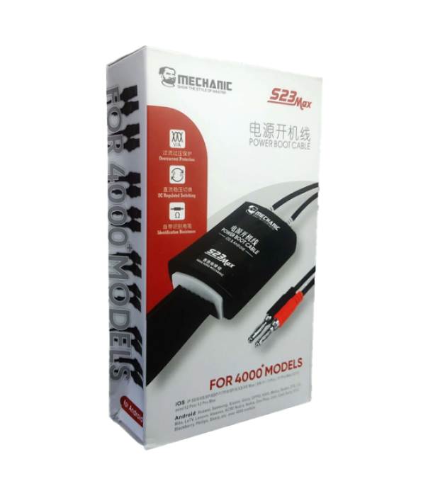کابل پاور اندروید و آیفون مکانیک مدل MECHANIC S23 MAX
